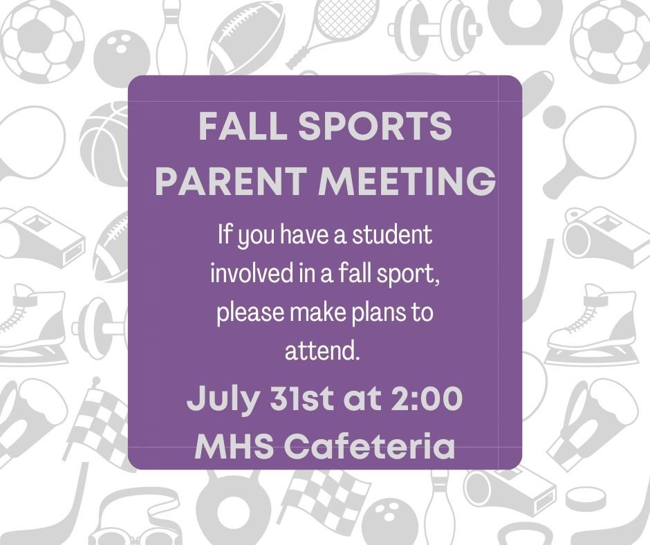Fall Sports Parent Meeting