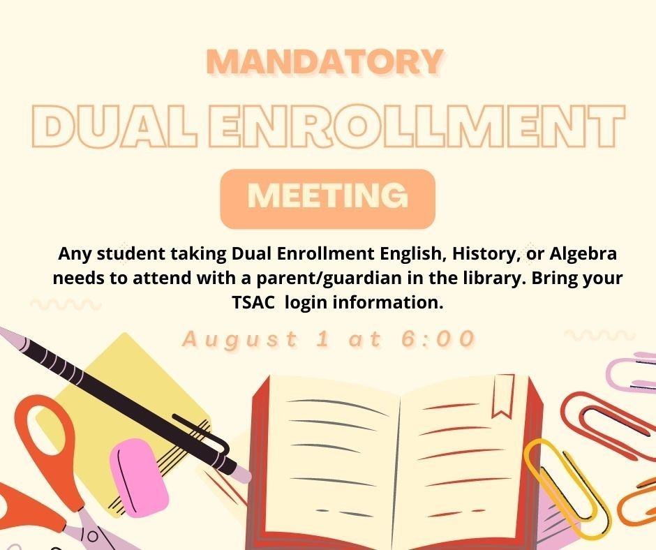 Dual Enrollment Meeting
